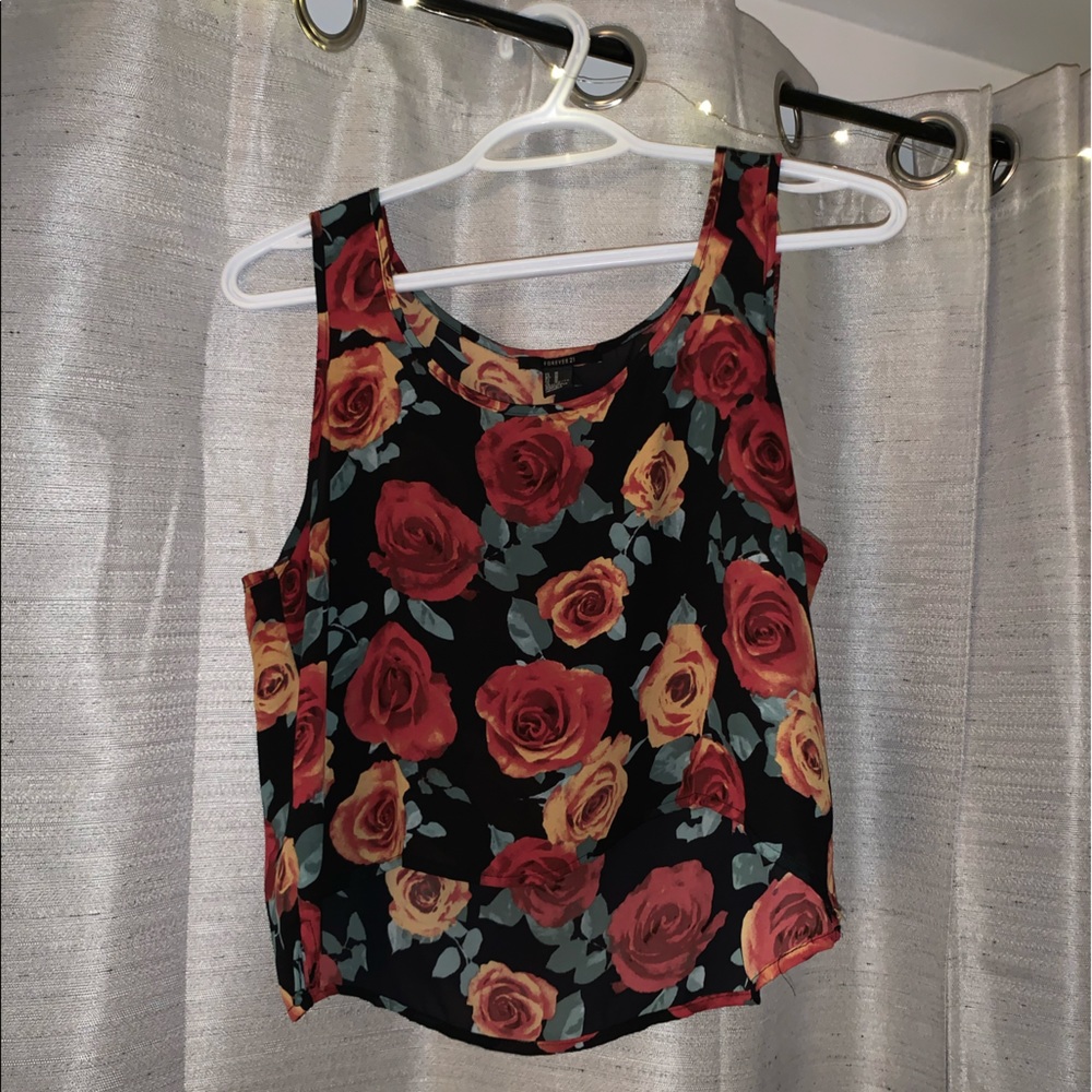 Flower power crop top